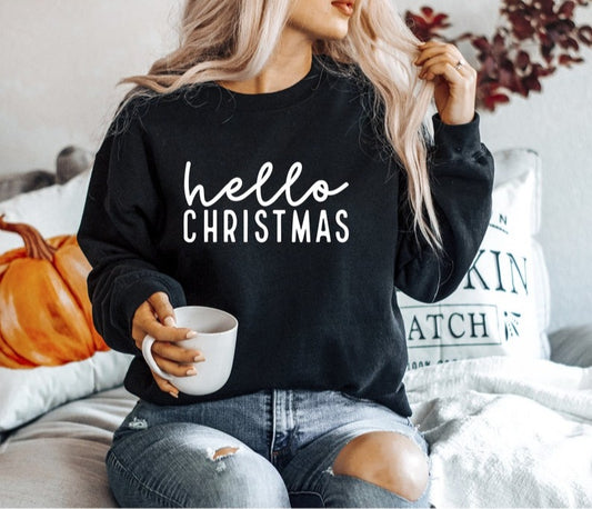 Hello Christmas Graphic Sweatshirt image 1
