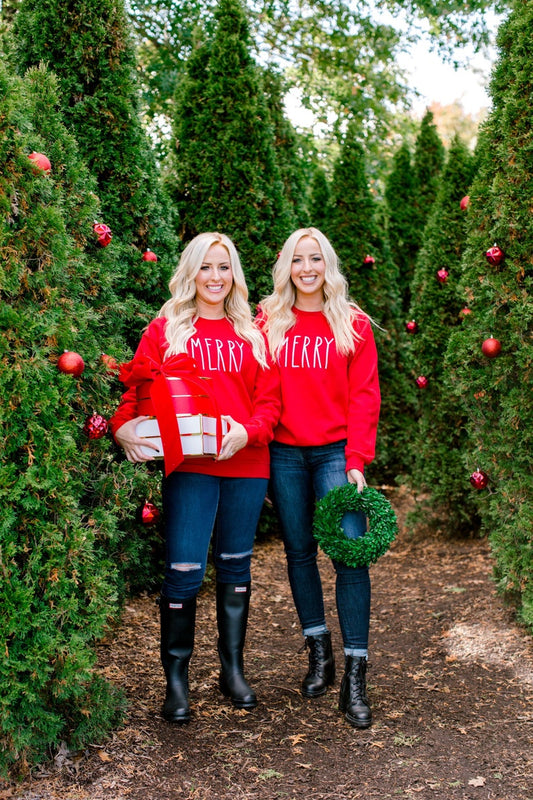 Merry Red Graphic Sweatshirt image 0