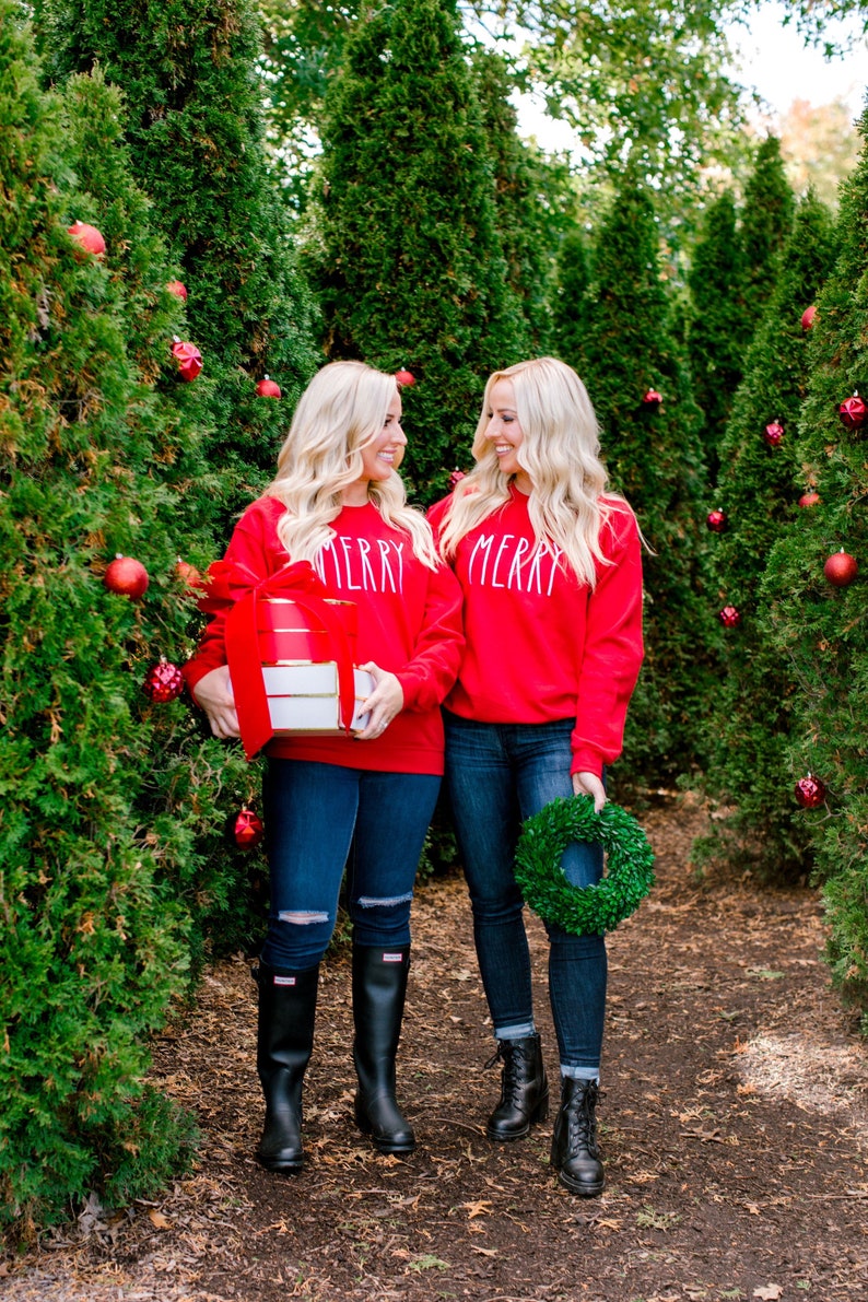 Merry Red Graphic Sweatshirt image 2