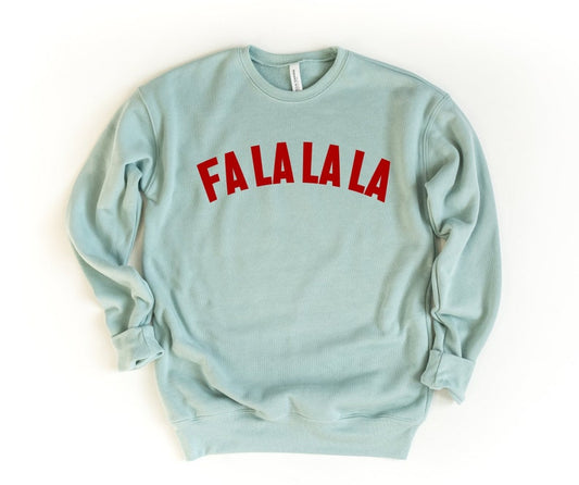 Falalala Sage Green Graphic Sweatshirt image 0