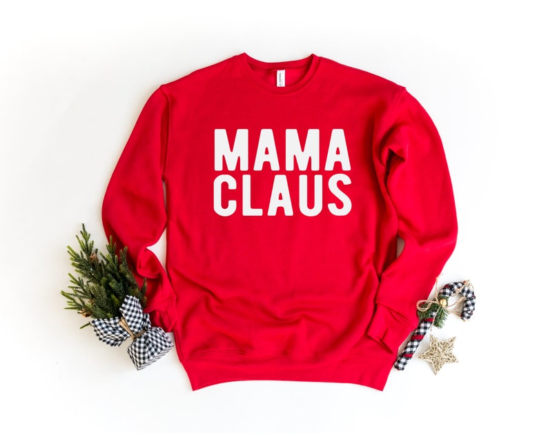 Mama Claus Graphic Sweatshirt image 0
