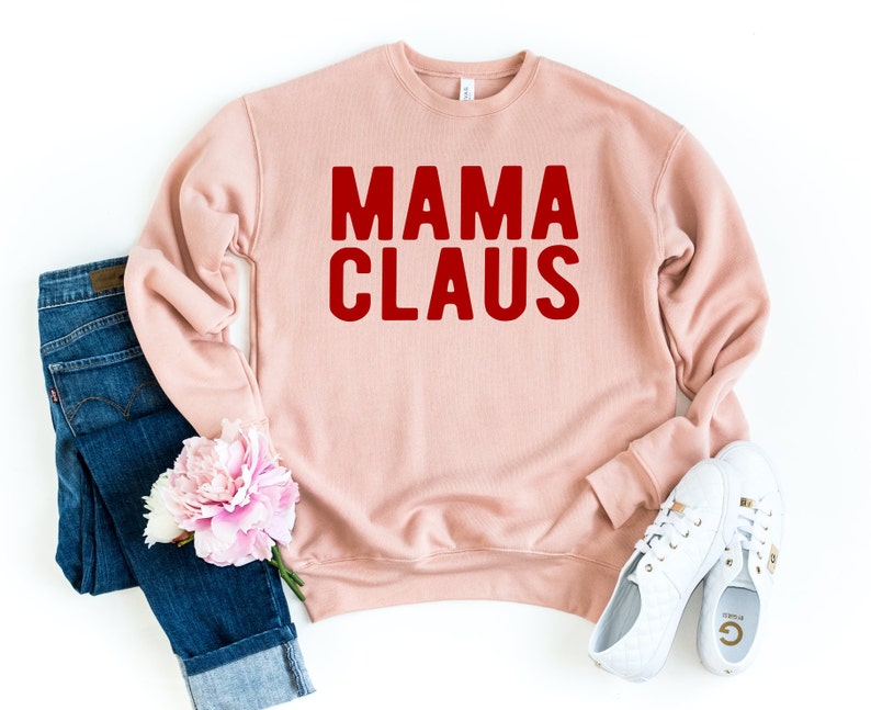 Mama Claus Graphic Sweatshirt image 1