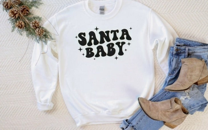 Santa Baby Graphic Sweatshirt image 2