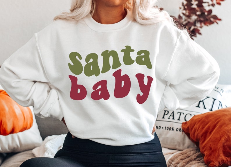 Santa Baby Graphic Sweatshirt image 0